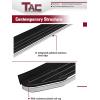 imageTAC Running Boards Fit 20142019 Toyota Highlander No DrillingCutting Required Aluminum Black Side Steps Nerf Bars Rock Panel Off Road Exterior Accessories 2 Pieces Running Boards