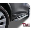 imageTAC Running Boards Fit 20142019 Toyota Highlander No DrillingCutting Required Aluminum Black Side Steps Nerf Bars Rock Panel Off Road Exterior Accessories 2 Pieces Running Boards