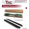 imageTAC Running Boards Fit 20142019 Toyota Highlander No DrillingCutting Required Aluminum Black Side Steps Nerf Bars Rock Panel Off Road Exterior Accessories 2 Pieces Running Boards