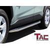 imageTAC Side Steps Running Boards Fit 20192025 Toyota RAV4 SUV 55inch Aluminum Black Side Bars Step Rails Nerf Bars