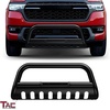 image:imageTAC Bull Bar Compatible with 20252026 Dodge Ram 1500 Pickup Truck 3 inches Black Front Brush Bumper Guard Grille Guard Push Guard Off Road Automotive Accessories
