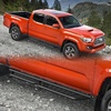 image:imageTAC Fort Running Boards Compatible with 20052023 Toyota Tacoma Double Cab Side Steps Nerf Bars OffRoad Pickup Truck Exterior Accessories Carbon Steel Fine Texutre Black 2PCS