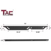 image:imageTAC Fort Running Boards Compatible with 20182026 Jeep Wrangler JL 4 Door20212024 Wrangler JL 4xe Side Steps Nerf Bars Automotive SUV Exterior Accessories Carbon Steel Fine Texutre Black 2PCS