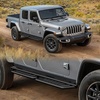 image:imageTAC Fort Running Boards Compatible with 20202026 Jeep Gladiator JT Side Steps Nerf Bars OffRoad Pickup Truck Exterior Accessories Carbon Steel Fine Texutre Black 2PCS