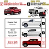 image:imageTAC Fort Running Boards Fit 20192026 SilveradoSierra 1500 Crew Cab20202026 SilveradoSierra 25003500 Crew Cab Side Steps Nerf Bars Pickup Truck Accessories Carbon Steel Black 2PCS