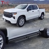 image:imageTAC Fort Running Boards Fit 20192026 SilveradoSierra 1500 Crew Cab20202026 SilveradoSierra 25003500 Crew Cab Side Steps Nerf Bars Pickup Truck Accessories Carbon Steel Black 2PCS