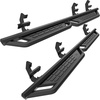 image:imageTAC Fort Running Boards Compatible with 20152026 Ford F150 Supercrew Cab 20222026 F150 Lightning EV20172026 Super Duty Crew Cab Side Steps Nerf Bars Truck Accessories Carbon Steel Black 2PCS
