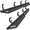 image:imageTAC Fort Running Boards Fit 20192026 SilveradoSierra 1500 Crew Cab20202026 SilveradoSierra 25003500 Crew Cab Side Steps Nerf Bars Pickup Truck Accessories Carbon Steel Black 2PCS